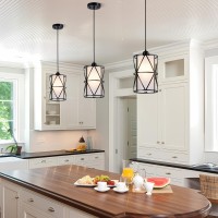 Zlierop Pendant Lights With Frosted Glass Matte Black Pendant Lighting Kitchen Island Cylindrical Pendant Light Fixtures Mode