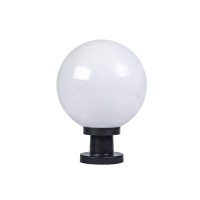 Iifas Creative Ip55 Waterproof Outdoor Pillar Post Lamps Rainproof Globe Landscape Column Light Acrylic Ball Lantern Courtyard Patio Porch Gate Lawn Lighting Fixture E27 Street Light Stadium (Color :