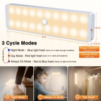 Dakomm Led Closet Light With Remote 20 Led Rechargeable Warm Light5Pcs Charging Station