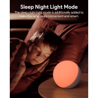 Valentines Day giftLed Table rgb Lamp Baby Small Smart Night Light Kid Bedside Bedroom Desk Nightstand Reading Office Bed Toddler Nursery Breastfeeding Children Touch Controlroomdormchristmas decorationbirthday gifts for womendiy christmas gift ideas on a