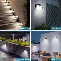 Solar Outdoor Lights Motion Sensor 12 Packs 158 Led Ultrabright Security Lights With 3 Modes Ip65 Waterproof Solar Powered