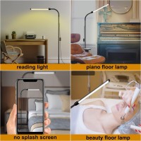 Floor Lamp For Office 18W Super Bright Led Floor Lamp Adjustable 2700K6500K Colors And Dimmer Brightness Gooseneck Standing Lam