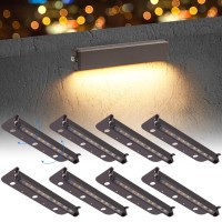 Kwinmyso 8Packs 3W 7 Inch Led Hardscape Paver Lighting 12V Acdc Low Voltage Retaining Wall Lights Led Landscape Lighting 2700K