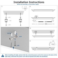 Kilipol 3Ft Led Batten Light Ceiling Surface Mounted Slim Led Tube Lights 30W 4000K Neutral White For Office Shop Garage Ho