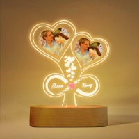 Cozifitgear Personalized Gifts For Men-Customized Gifts Night Light With Picture And Name ,Customized Birthday Anniversary Valentine'S Day Lights Gift For Wife Husband Girlfriend Her Him,