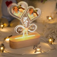 Cozifitgear Personalized Gifts For Men-Customized Gifts Night Light With Picture And Name ,Customized Birthday Anniversary Valentine'S Day Lights Gift For Wife Husband Girlfriend Her Him,