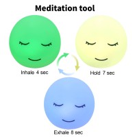 Breathing Lamp Guided Visual Meditation Tool For Mindfulness Slow Your Breathing Calm Your Mind For Stress Anxiety Relief