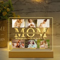 Cozifitgear Mom Gifts - Personalized Night Light With Picture And Name- Gifts For Mom From Daughter Son Mom Gifts For Birthday, Mothers Day Gifts For Mom Wife Women Night Light