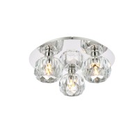 Graham 3 Light Ceiling Lamp In Chrome