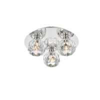 Graham 3 Light Ceiling Lamp In Chrome