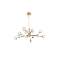 Graham 12 Light Pendant In Gold