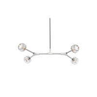 Zayne 4 Light Pendant In Chrome