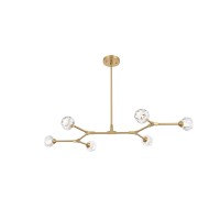 Zayne 6 Light Pendant In Gold