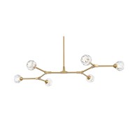 Zayne 6 Light Pendant In Gold