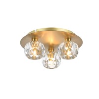 Graham 3 Light Ceiling Lamp In Gold