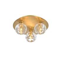 Graham 3 Light Ceiling Lamp In Gold