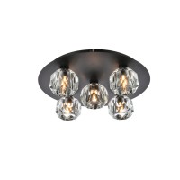 Graham 5 Light Ceiling Lamp In Black