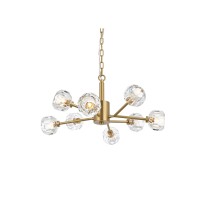 Graham 8 Light Pendant In Gold