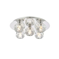 Graham 5 Light Ceiling Lamp In Chrome