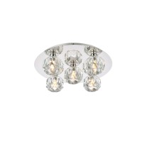 Graham 5 Light Ceiling Lamp In Chrome