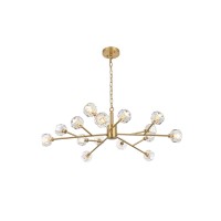 Graham 15 Light Pendant In Gold