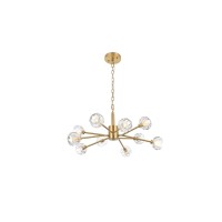 Graham 10 Light Pendant In Gold