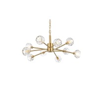 Graham 10 Light Pendant In Gold