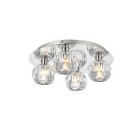 Graham 4 Light Ceiling Lamp In Chrome