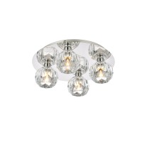 Graham 4 Light Ceiling Lamp In Chrome