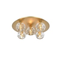 Graham 5 Light Ceiling Lamp In Gold