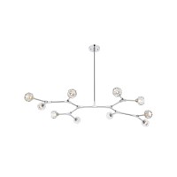 Zayne 10 Light Pendant In Chrome