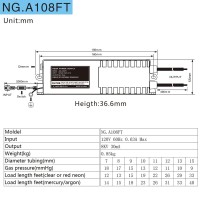 Zodz Nga108Ft 8Kv Power Supply For Glass Neon Sign Electronic Brightness Dimmable Neon Light Transformeroutdoor Used