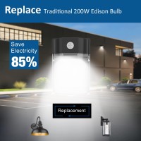 G Gjia 6Pack 30W 3600Lm Led Mini Wall Pack Lights With Dusk To Dawn Sensor Aluminum Housing Ac100277V 5000K Wall Pack Lights Ou