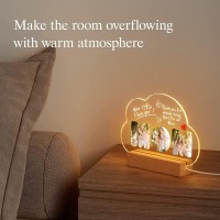 Cozifitgear Gifts For Mom - Led Personalized Night Light, Mothers Day Gifts From Daughter Son, Mom Birthday Gifts, Mom Gifts On Valentine'S Day Christmas, Unique Night Lamp Present,