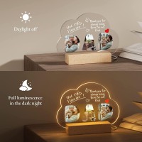 Cozifitgear Father'S Gift Ideas For Dad-Personalized Night Lights With Picture,Dad Birthday Gifts,Fathers Gifts For Dad Husband From Daughter Son Wife, Gifts For Father