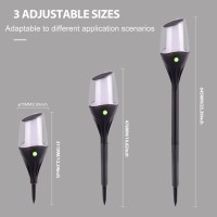 Flrongsun Solar Outdoor Torch Lights Flickering Flame Led Candle Light Waterproof Solar Powered Garden Lights Outdoor Lights Flame Torches For Garden Patio Path Yard Outside Decorations (2 Pack)