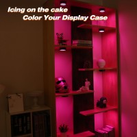 Led Puck Lights With Remote Control Battery Operated Under Cabinet Lighting Color Changing Stick On Lights Tap Lights For Kitche