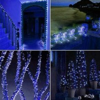 Twinkle Star 33Ft 100 Led Silver Wire String Lights Fairy String Lights Battery Operated Led String Lights For Christmas Wedding