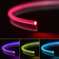 Jushope Fiber Optic For Interior Car Lights 236 Inches Pmma Light Guide Cable Car Ambient Lighting Extension Fiber Optic With