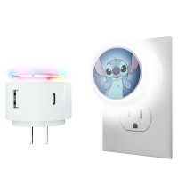 Disney Lilo And Stitch Light Touch Led Night Light With Usb Charging Led Nightlight With 6 Light Settings Usb 20 And Type C