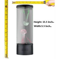 Calover Jellyfish Night Light Lamp With Bluetooth Speaker White Noise Large Size Smart Sensory Synthetic Jelly Fish Tank Mood La