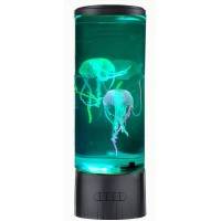 Calover Jellyfish Night Light Lamp With Bluetooth Speaker White Noise Large Size Smart Sensory Synthetic Jelly Fish Tank Mood La