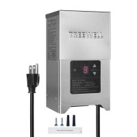 Treewell 300W Low Voltage Landscape Transformer Outdoor Landscape Lighting Transformer With Photocell Sensor Timer 120V Ac T