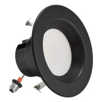 Maxxima 4 In 5 Cct Retrofit Recessed Led Downlight 800 Lumens With E26 Quick Connect Color Selectable 2700K5000K 2700K30