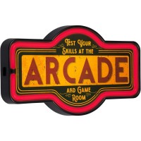 Arcade Led Neon Sign Vintage Inspired Retro Decor For The Man Cave Game Room Arcade Or Home Bar 17 X 95 X 2