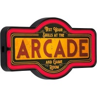 Arcade Led Neon Sign Vintage Inspired Retro Decor For The Man Cave Game Room Arcade Or Home Bar 17 X 95 X 2