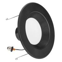 Maxxima 5 In 6 In 5 Cct Retrofit Recessed Led Downlight 1100 Lumens E26 Quick Connect 5 Cct 2700K3000K3500K4000K500