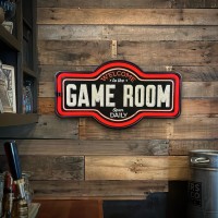 Game Room Led Neon Sign Vintage Inspired Retro Wall Decor For The Man Cave Game Room Arcade Or Home Bar 17 X 95 X 2