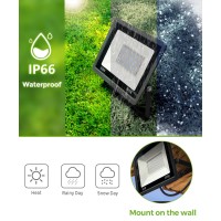 Lohas Flood Lights Outdoor 50W Dusk To Dawn Floodlight Ip66 Waterproof Plug In Floodlights 984Ft Cord 6000K Daylight Work