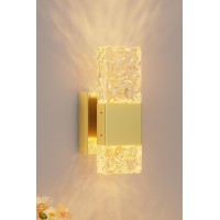 Hitoo Gold Battery Operated Wall Sconces 10000Mah Wireless Battery Powered Wall Lights Fixture Not Hardwired Dimmable Wall Lam